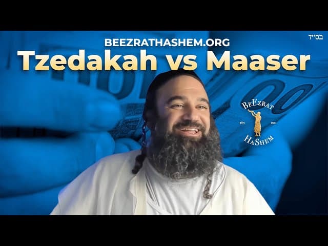 What's The Difference Between Tzedakah And Maaser?