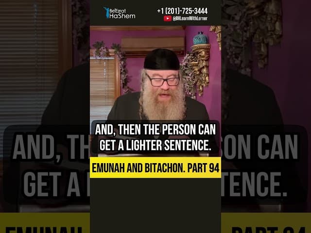 [94] Emunah and Bitachon 💡Is Your Effort Actually Making You Money? #Torah #shorts