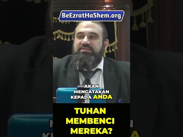 Benarkah Tuhan Mencintai SEMUA Orang? Jawabannya Mengejutkan! #Torah #Yahudi #RabiYaronReuven