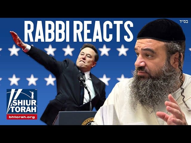 Jewish Rabbi Reacts To Elon Musk Salute At Trump Inauguration