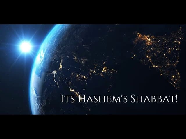 Shabbat - The Eternal Covenant (Rav Yosef Mizrachi / Rav Nissim Yagen zt"l / Rav Yaron Reuven)