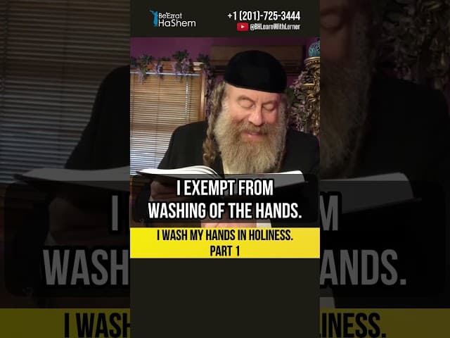 I wash my hands in holiness  Part 1