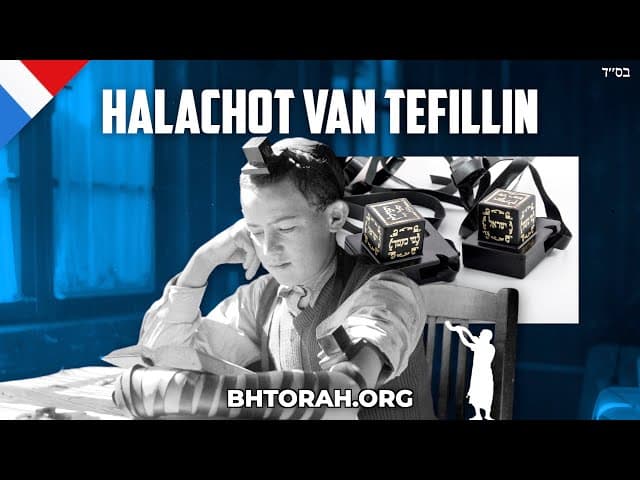Tefillin omdoen & Belangrijke halachot
