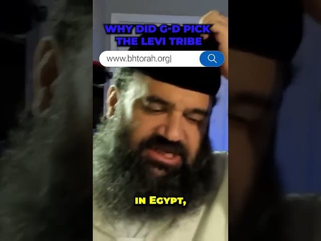 Why Did G D Pick The Levi Tribe #LeviTribe #truth #motivation  #jewish #rabbiyaronreuven