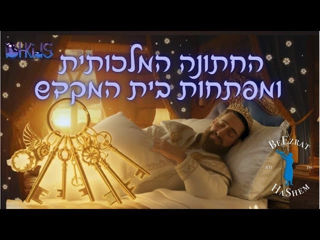 החתונה המלכותית ומפתחות בית המקדש👑🔑 | סיפורי שלמה המלך בהמחשת AI