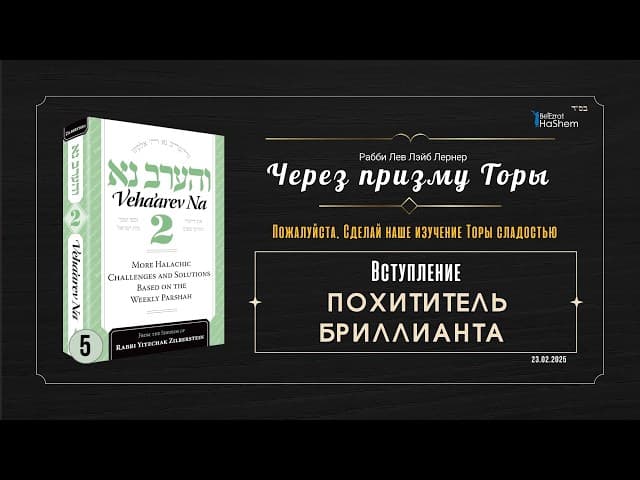 𝟱. Через призму Торы² | Похититель бриллианта | Рабби Лев Лэйб Лернер