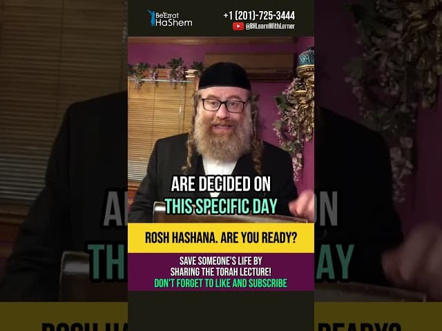 Rosh HaShanah 💎 Are you ready? 💎 Judgment Day or New Year? #shorts