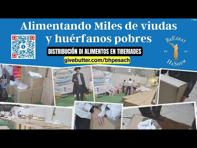 Alimentando a viudas y huérfanos pobres | Tiberíades