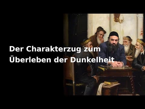 Der Charakterzug zum Überleben der Dunkelheit