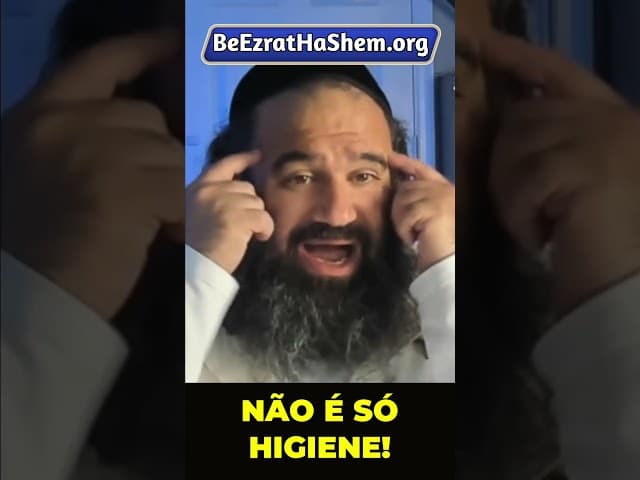 Adulto, limpo e com PIOLHO? O verdadeiro motivo!#Torá #Judeu #RabinoYaronReuven