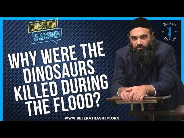   WHY WERE THE DINOSAURS KILLED DURING THE FLOOD