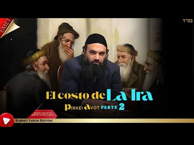 El costo de la ira PARTE 2 - MUSSAR Pirkei Avot