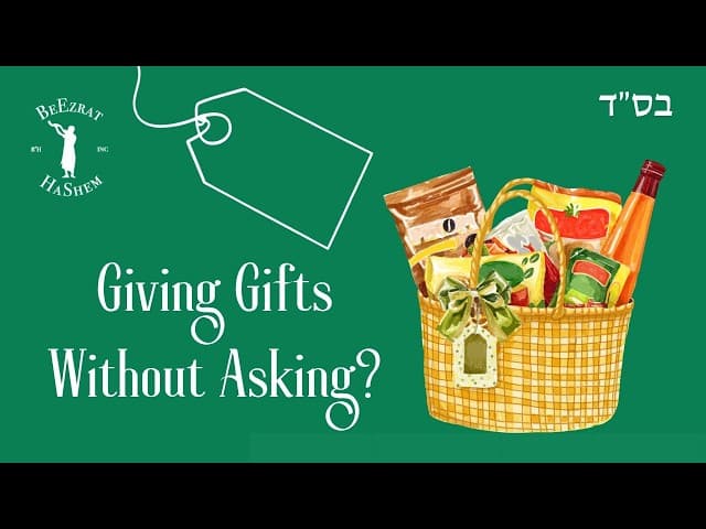 If a Person Openly States a Need, Can One Buy It For Them Without Asking?