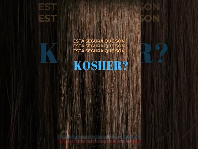 ¿Utilizando pelucas para cumplir con una Mitzva?Debes ver éste Shiur - Doblado al Castellano