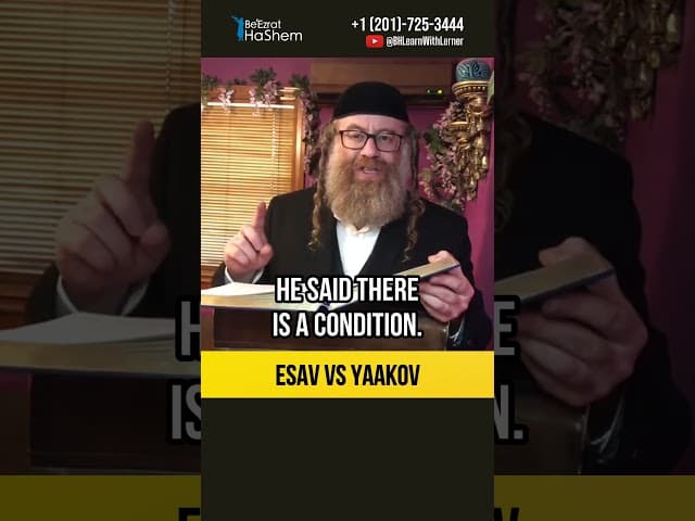 Esav vs Yaakov 💎 The Cause of War and Anti-Semitism #shorts #torah