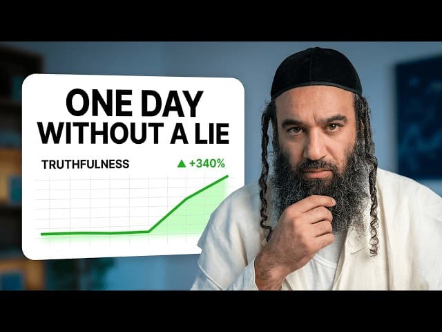 Can You Not Lie For a Day? | TORAH FOUNDATION (28)