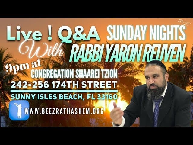 Pittsburgh Massacre, MaShiach, and Jewish Lending Business  - Q&A w/ Rabbi Yaron Reuven