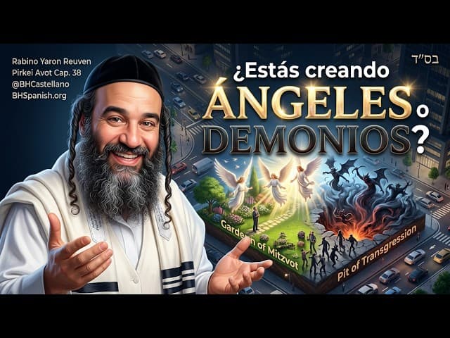 «¿Estáis creando Ángeles o Demonios » Mussar, Pirkei Avot Capítulo 37 por el Rabi Yaron Reuven