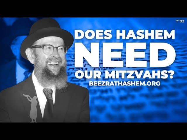Rav Avigdor Miller ztl on Does God Need Us?