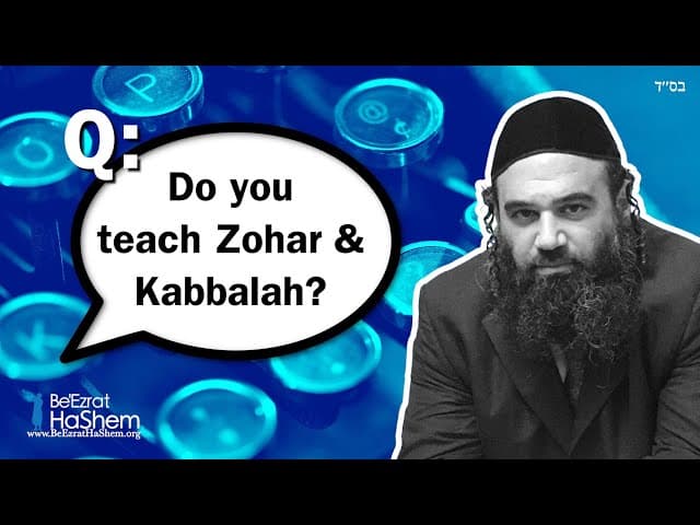Do You Teach Zohar And Kabalah?
