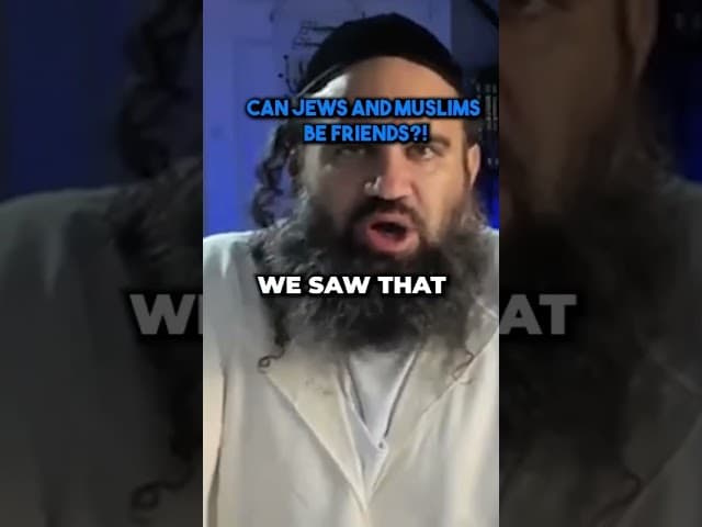 Can jews and Muslims be friends? #rabbiyaronreuven #judaism #israelatwar