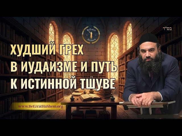 Худший грех в иудаизме