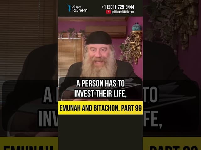 [99] Emunah and Bitachon 💡 Why Does Hashem Decree That You Lose Money? #Torah #shorts