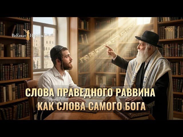 8. Слова праведного Раввина как слова Самого Бога