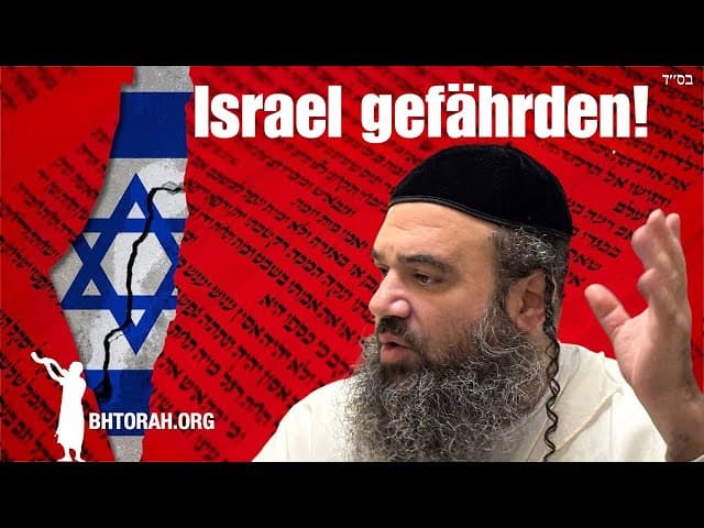 Ein Gesetz könnte Israel gefährden.