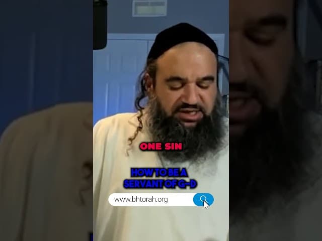 How To Be A Servant Of God #Torah #OrthodoxJudaism #RabbiYaronReuven #Chassidut #Judaism