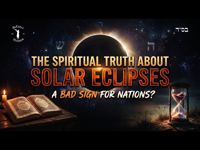 The Torah Perspective on Solar Eclipses #Torah