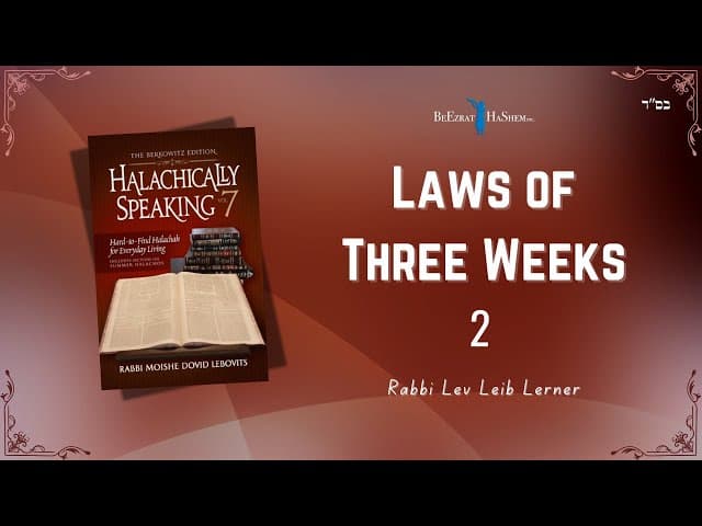 Laws of Three Weeks (2)