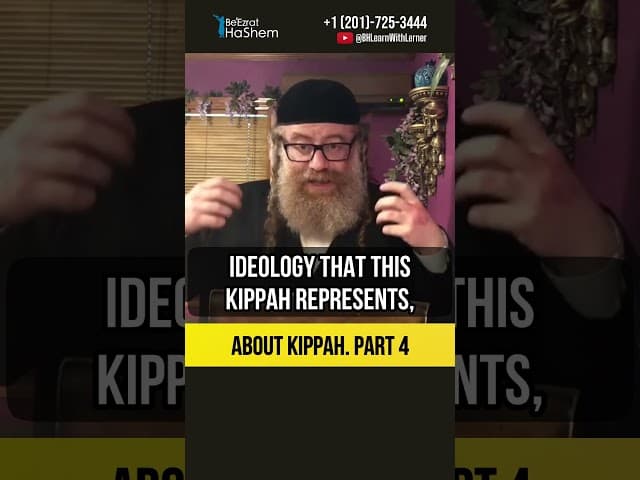 4️⃣ About kippah ⚫ Choose wisely! #shorts #torah