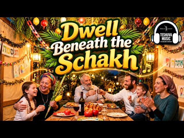 Dwell Beneath the Schakh 🌿- Sukkot Song | Jewish Music