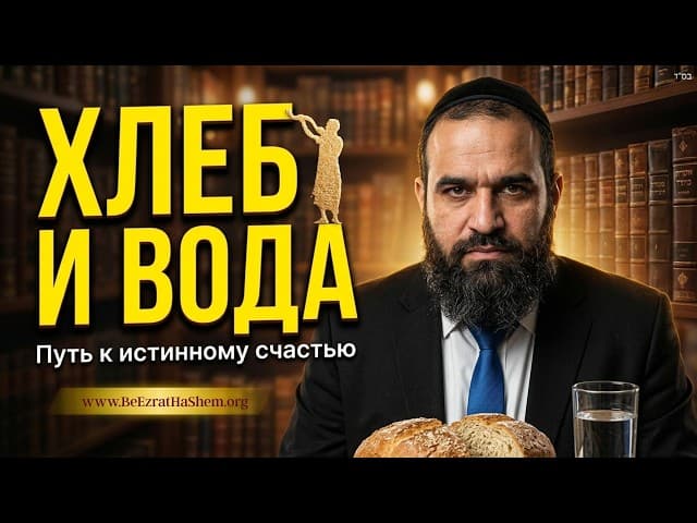 Жизнь по Торе: Хлеб, соль и вода | Раввин Ярон Реувен