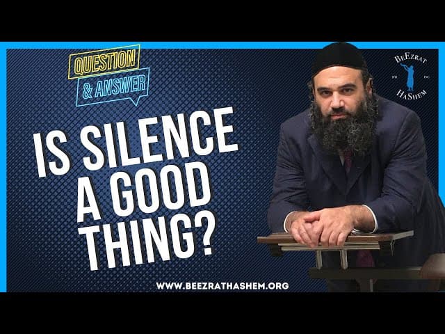   IS SILENCE A GOOD THING