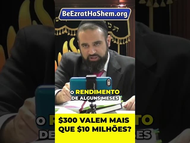 O Valor Está no Sacrifício #Torá #Judeu #RabinoYaronReuven