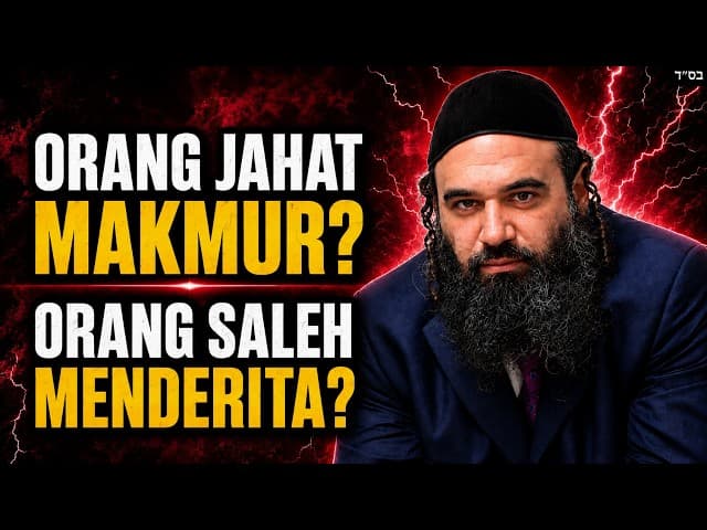 Re'eh: Mengapa Orang Jahat Makmur Dan Orang Saleh Menderita? | Stump The Rabbi 214