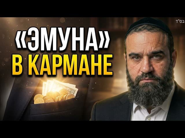 Эмуна в кармане: как перестать сомневаться во Всевышнем | Мусар Пиркей Авот (90)