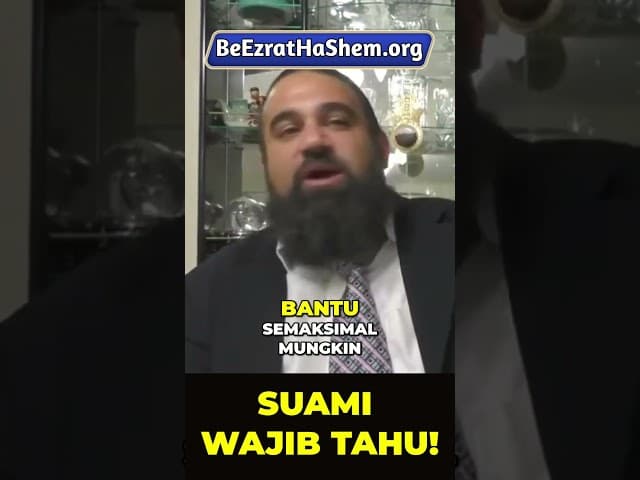 Ibadah Jalan, Istri Terbengkalai? #Torah #Yahudi #RabiYaronReuven