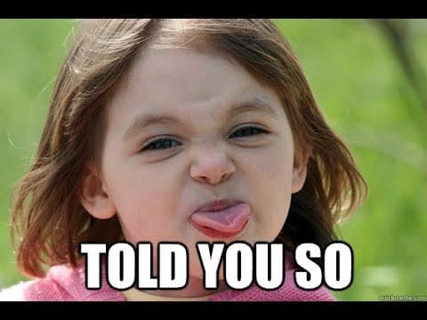 "I TOLD YOU SO!!"  (5 Minutes) Rabbi Yaron Reuven