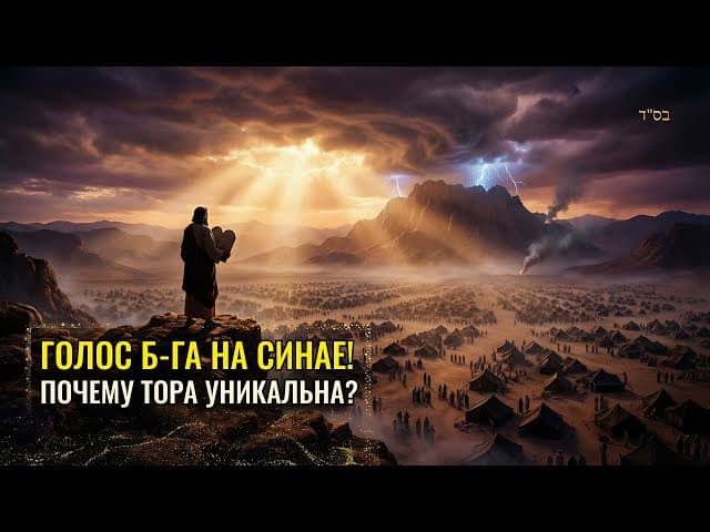 Голос Б-га на Синае! Почему Тора Уникальна? | Раввин Ярон Реувен