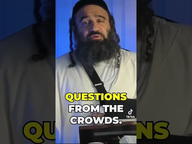 Don’t miss new STUMP THE RABBI (152)  #judaismotiktok #jewishinfluencer #orthodoxjewishlife