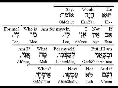 הרב אפרים כחלון מסביר את מסכת אבות א,פרק יד             Rabbi Efraim Kachlon Pirkei Avot part 14
