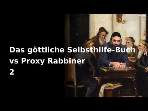 Das göttliche Selbsthilfe-Buch vs Proxy Rabbiner 2