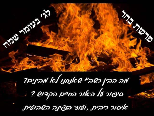 פרשת בהר. לג בעומר