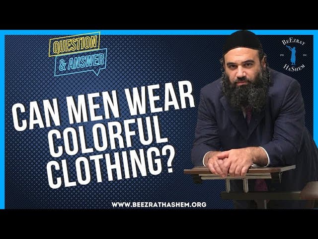 CAN MEN WEAR COLORFUL CLOTHING?