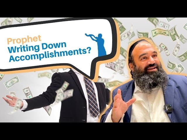 Why would a prophet write down spiritual accomplishments?