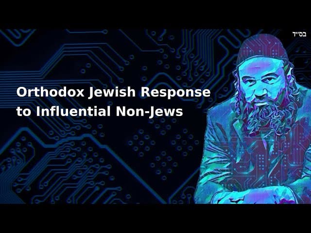 Orthodox Jewish Response to Influential Non-Jews