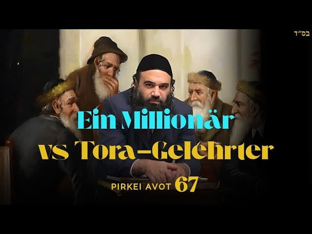 Ein Millionär vs. Tora-Gelehrter - MUSSAR пиrkei Avot